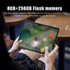 Kép 7/11 - 10,1 hüvelykes táblagép 8 GB + 256 GB 5G 10 magos MTK6797 128 GB bővíthető memória BT5.0 7000 mAh - Kék