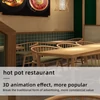 Kép 10/18 - 3D hologram projektor reklám kijelző ventilátor falra szerelhető lejátszó