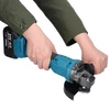 Kép 6/8 - 21V 125mm M14 elektromos sarokcsiszoló szerszám Többfunkciós lítium vágógép vágáshoz, polírozáshoz, kerámia, csempe, fa, kő, acél - 1 akkumulátor