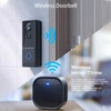 Kép 3/12 - Vezeték nélküli intelligens video csengő kamera 1080P HD éjszakai látás felhő tároló IP65 vízálló támogató alkalmazás távirányító