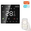 Kép 1/12 - Tuya Wifi LCD kijelző intelligens hőmérséklet-szabályozó elektromos fűtés termosztát heti programozható funkcióval APP távirányítóval