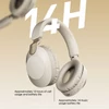 Kép 6/19 - Vezeték nélküli BT5.3 Call Center fejhallgató forgatható mikrofonnal, AUX IN vezetékes, összecsukható, puha fülpárnákkal - Korál