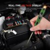 Kép 6/11 - TopDiag P50 autó áramkör teszter LCD kijelző feszültségmérés