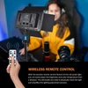 Kép 6/11 - 50 W-os kétszínű RGB Photography Light LED fénypanel fém Barndoors távirányítóval