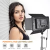 Kép 11/11 - 50 W-os kétszínű RGB Photography Light LED fénypanel fém Barndoors távirányítóval