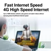 Kép 2/11 - 4G LTE internetes útválasztó SIM-nyílással a mobil hotspot modem feloldásához WiFi TypeC port 300Mbps vezeték nélküli LAN