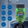 Kép 8/10 - Gépjárműakkumulátor tesztelő Dupla digitális feszültségáram OBD csatlakozó LED jelző magas szigetelésű ECU adatvédelem (12V)