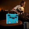 Kép 10/15 - MOSKYAudio Guitar Effect Pedal Digitális visszhang puffer/Booster visszhangzású gitárpedállal - COSMIC KÉK