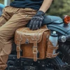 Kép 2/4 - Retro motorkerékpár hátsó ülés nagy kapacitású táska - Keki