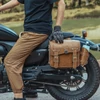 Kép 3/4 - Retro motorkerékpár hátsó ülés nagy kapacitású táska - Keki