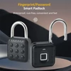 Kép 5/8 - Smart Lock Intelligens lakat csomagtartó ajtókhoz CR2032 gombcellás tápegységgel (ujjlenyomat-zár)