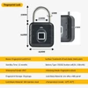 Kép 7/8 - Smart Lock Intelligens lakat csomagtartó ajtókhoz CR2032 gombcellás tápegységgel (ujjlenyomat-zár)