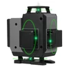 Kép 6/13 - Zöld 4D Green Cross Line Professional építkezéshez Két 360°-os függőleges és két 360°-os vízszintes lézerszintező távirányítóval - 16 vonal