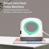 Kép 7/12 - Coolinbo HP1 kézi mini hőprésgép 4x2,5 hüvelykes szigetelt csúszásgátló alappal