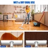 Kép 2/13 - Spray Mop padlótisztításhoz 360 fokos centrifugálás nedves száraz porfelmosó 270 ml-es újratölthető vizes palackkal 2 mosható párna 1 súroló permetező mikroszálas keményfához, csempéhez, padlóhoz - Stílus 1
