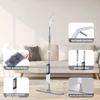 Kép 3/13 - Spray Mop padlótisztításhoz 360 fokos centrifugálás nedves száraz porfelmosó 270 ml-es újratölthető vizes palackkal 2 mosható párna 1 súroló permetező mikroszálas keményfához, csempéhez, padlóhoz - Stílus 1