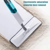 Kép 12/13 - Spray Mop padlótisztításhoz 360 fokos centrifugálás nedves száraz porfelmosó 270 ml-es újratölthető vizes palackkal 2 mosható párna 1 súroló permetező mikroszálas keményfához, csempéhez, padlóhoz - Stílus 1