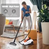 Kép 6/9 - 1800 W-os, hordozható, 1,6 literes gőztisztító tisztítógép padlóhoz, ablakhoz, szőnyeghez, kárpitozáshoz, autó kárpithoz