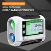 Kép 17/19 - Golf távolságmérő LCD érintőképernyővel, 6,5-szeres nagyítású USB, újratölthető hangszóróval, lejtős funkcióval, zászlórúd-reteszeléssel - Fehér, 1200 m