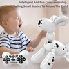 Kép 6/10 - Távirányítós programozható felfújható kutya Intelligens éneklő táncoló játék - Fehér
