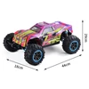 Kép 2/3 - F21A 1/10 2.4GHz 75km/h Távirányító 4WD fémvázas terepautó - Több színű, 3 akkumulátor