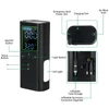 Kép 2/10 - Hordozható légkompresszor vezeték nélküli USB autó motorkerékpár golyós gumiabroncshoz, felfújható automatikus kikapcsolás digitális nyomásmérő LED-lámpával