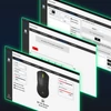 Kép 6/10 - Darmoshark M3 4K vezeték nélküli BT5.0 vezetékes hárommódusú újratölthető játék 26000DPI TTC PAM3395 optikai e-sport egér - Fehér