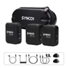 Kép 3/8 - SYNCO G1A1 Pro vezeték nélküli mikrofonrendszer 1 vevővel és 2 mikrofonnal