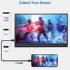 Kép 6/12 - 15,6 hüvelykes hordozható FHD IPS bővítőképernyő laptophoz, PC-hez, MAC-hoz, XBOX-hoz, PS3/PS4/PS5 eszközhöz mágneses borítással