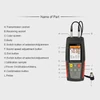 Kép 5/8 - Ultrahangos vastagságmérő mérési tartomány 1,00-225,0 mm színes képernyő fényerő-választással USB-töltés adattárolás Automatikus kikapcsolás adatelemzés fém/műanyag/kerámia/üveg interfészhez