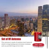 Kép 5/6 - 1/4 hullámhossz 5 m QRP antenna 14M-30MHz 300W-600W rozsdamentes acél HF antenna USDX rádióhoz