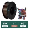 Kép 10/13 - KINGROON 3D nyomtató PLA filament 1 kg 1,75 mm háromszínű selyem - Piros és arany