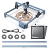 Kép 21/21 - SCULPFUN S9 5,5 W lézergravírozó Y-tengely hosszabbító készlettel és 400x400 mm-es vágó méhsejt munkaasztallal