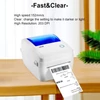 Kép 19/20 - Asztali szállítási címkenyomtató Közvetlen hőnyomtatás USB-csatlakozás 1D/2D vonalkód támogatás 230 mm-es papírszélesség belső papírtálcával - Szürke
