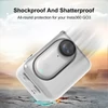 Kép 4/6 - PULUZ PU865 kameravédő tok, szilikon burkolat, karcmentes, kompatibilis az Insta360 GO 3-mal - Fehér
