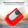 Kép 6/6 - PULUZ PU865 kameravédő tok, szilikon burkolat, karcmentes, kompatibilis az Insta360 GO 3-mal - Piros