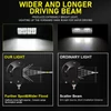 Kép 10/11 - 4 hüvelykes LED munkalámpa rudak 60W 6000LM LED ködlámpák - 2 csomag