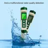 Kép 6/7 - Hordozható, többfunkciós digitális 10 az 1-ben vízminőség-tesztelő nagy pontosságú toll PH/TDS/EC/Sótartalom/ORP/H2/S.G/Hőmérséklet/tápanyag-oldat koncentráció/㏁ Mérés (háttérvilágítás nélkül)