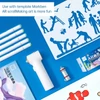 Kép 3/13 - Tenwin Airbrush permetező elektromos jelölő Graffiti toll 2 fúvóka USB töltés