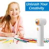 Kép 6/13 - Tenwin Airbrush permetező elektromos jelölő Graffiti toll 2 fúvóka USB töltés