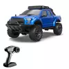 Kép 1/8 - 1:16 2,4 GHz-es 4WD távirányítós terepjáró elektromos autó - Kék, 2 akkumulátor