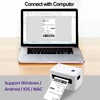 Kép 11/20 - Asztali USB közvetlen hőnyomtatás szállítási címkékhez - Fehér