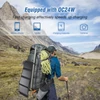 Kép 3/12 - Hordozható napelemes töltő 25%-os napenergia átváltási arány IPX5 vízálló, különféle gyorstöltési protokollokkal kompatibilis - 28W