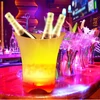 Kép 14/20 - 5 literes összecsukható LED világító jégvödör, hordozható BT sztereó támogatás 6 fénymód és hang aktiválva kültéri kemping party bárhoz KTV