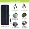 Kép 3/8 - 18V-os 20W-os autós napelemes töltőtöltő autós akkumulátor-karbantartó készlet