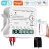 Kép 4/10 - Tuya WiFi 80A egyfázisú bilincs napelemes PV kétirányú energiamérő APP vezérlő áramtranszformátor ütemezés időzítő otthoni automatizálási eszköz - 1 Gang