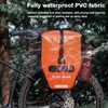 Kép 7/14 - WEST BIKING PVC bővíthető kerékpár hátsó csomagtartó táska Vízálló, nagy kapacitású - Fekete