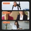 Kép 10/19 - S16 Mini Vezeték nélküli Lavalier mikrofon 1db mobiltelefonhoz 360°-os, többirányú hajtókamikrofon, kijelző zajcsökkentéssel