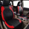 Kép 4/5 - Autós univerzális PU bőr ülésvédő teljes készlet autós SUV járművekhez (9 darab) - Piros
