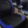Kép 4/4 - Autós univerzális PU bőr ülésvédő teljes készlet autós SUV járművekhez (9 darab) - Kék